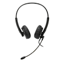 Miniatyrbild 6 av 8: XD1000 USB-headset med 3,5 mm brusreducerande mikrofon, kundtjänstheadset för Skype, webbinarier och callcenter