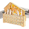 Miniatyrbild 1 av 7: Julkalendrar | Julkalendrar | Trä juladventskalenderhus till jul0) Mgichoom 1
