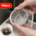 Miniatyrbild 6 av 8: 100 st Sink Silfilterpåse Polyesterfiber Silfilterpåse Soptunna