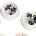 Miniatyrbild 5 av 6: 5 Ask Nagelblommor Fjäril 3D Nagelkonst Charm Glittrande Dekorativa Manikyr Charm med Artificiella Pärlor