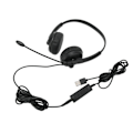 Miniatyrbild 7 av 8: XD1000 USB-headset med 3,5 mm brusreducerande mikrofon, kundtjänstheadset för Skype, webbinarier och callcenter