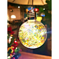 Miniatyrbild 1 av 8: Juldekorationer Julkula Lysande färgglada bollmålade Transparent Ball Julgransdekoration C