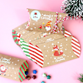 Miniatyrbild 4 av 5: Julkuddeask för godisförpackning Jul liten pappersask Julkalenderpresent 2023 B