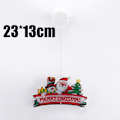 Miniatyrbild 9 av 10: LED-julkulor med tecknade motiv, fönster-sugkoppslampa, julstämningsbelysning, färgade lampor Small Five-Pointed Star