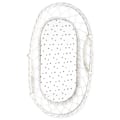 Miniatyrbild 3 av 10: Carrycot sheet 2-pack Black Dots/Bloom