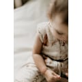 Miniatyrbild 7 av 7: Reversible Sleeping Bag with legs XS (6-12 months) Vintage Animals Amaranth/Cream