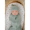 Miniatyrbild 10 av 10: First Step Wrap with Cap Eucalyptus