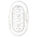 Miniatyrbild 4 av 10: Carrycot sheet 2-pack Black Dots/Bloom