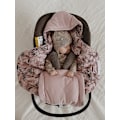 Miniatyrbild 7 av 9: Wrap/Blanket for Car Seat Magic Jungle Khaki