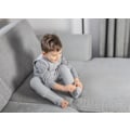 Miniatyrbild 8 av 9: Reversible Sleeping Bag with legs M (3-5 years) Vintage Animals Amaranth/Cream