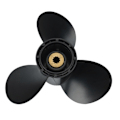 Miniatyrbild 2 av 5: Propeller 9 1/4X12 58100-89L50-019 för utombordsmotorer DF9.9B DF15A DF20A Aluminium 10-tandad splines