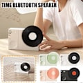 Pikkukuva 1 / 3: Aika Bluetooth-kaiutin Pöytämallinen Retro subwoofer Pyörivä Syntymäpäivälahja Black