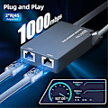 Miniatyrbild 1 av 5: För Starlink 2 Portar Ethernet Adapter för Trådbundet Externt Nätverk GEN2