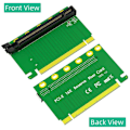 Miniatyrbillede 2 af 5: PCI-e 16X 3.0 90 Graders Omvendt Han til Hun Riserkort