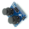 Miniatyrbild 3 av 5: Elektroniska Byggklossar Dubbel PS2 Spel Joystick Knappmodul