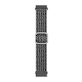 Pikkukuva 1 / 5: Kellon ranneke joustava säädettävä nylon punottu 20mm/22mm rannekoru rannehihnan vaihto yhteensopiva Samsung Grey 20 mm
