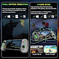 Miniatyrbild 5 av 5: Trådlös spelkontroll för mobiltelefon Android iOS för PS4 Switch (Vit)