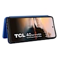 Pikkukuva 3 / 5: Tcl 40 Nxtpaper -nahkakotelo, jossa korttipaikat, puhelinkotelo magneettisella sulkimella Blue