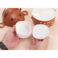 Miniatyrbillede 1 af 5: Stabelbar Bento Boks Bærbar Lækagesikker Bento Boks Hvid