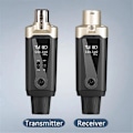 Miniatyrbild 4 av 5: Trådlöst mikrofonsystem mikrofonkonverteradapter för kondensator dynamisk mikrofon