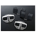 Miniatyrbild 3 av 5: 2 Set Bildörrlås Spänne Stabilisator Skydd för