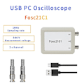 Miniatyrbild 2 av 5: Fosc21C1 2-kanals USB PC-oscilloskop 1MHz samplingsfrekvens Portabelt oscilloskop MCU-utveckling