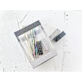 Miniatyrbild 4 av 5: 10 rullar rutigt washi-tejp set självhäftande papper maskeringstejper bredd klibbig papperstejp för DIY scrapbooking hantverk dekor etiketter konst bokdesign