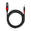 Miniatyrbillede 1 af 5: 3,5 mm til XLR (3-benet) mikrofon-audiokabel hun til han-kabel