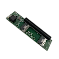 Pikkukuva 5 / 5: PCIe 5.0 X16 - MCIO 8i -sovitinkortti, 2-porttinen SFF8654 X8 - PCIe X16 -paikkainen nousukortti PCIe 5.0