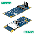 Miniatyrbild 2 av 5: Mini PCI-E till USB 2.0-adapter med SIM-kortplats för WWAN/LTE-modul