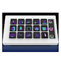 Miniatyrbild 3 av 5: För StreamDeck Tangentbord LCD 15 Tangenter Innehållsskapande Kontroller (Svart)