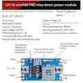 Miniatyrbild 3 av 5: DC-DC Mini560 Nedtransformator Reglerad Strömförsörjningsmodul Utgång 12V
