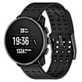 Pikkukuva 4 / 5: Urheiluranneke Suunto Vertical/9 Peak Pro/9 Peak/5 Peak -kelloille, 22 mm silikoniset kellon rannekkeet Black