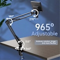 Miniatyrbild 4 av 5: RIEVBCAU Flexibelt Mikroskoparmstativ, Justerbart Metallfäste