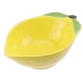 Miniatyrbillede 1 af 3: Keramisk dessertskål, dejligt design, fad til tørret frugt, madfad til snacks, frugtsalat (citron)