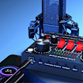 Miniatyrbild 5 av 5: V8K Audio USB Externt Ljudkort Multi Portabel Mikrofon Live Sändning Ljudkort för Mobiltelefon Dator