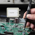 Miniatyrbild 4 av 5: Fosc21C1 2-kanals USB PC-oscilloskop 1MHz samplingsfrekvens Portabelt oscilloskop MCU-utveckling