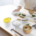 Miniatyrbillede 2 af 3: Keramisk dessertskål, dejligt design, fad til tørret frugt, madfad til snacks, frugtsalat (citron)