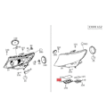 Miniatyrbild 1 av 5: A2129005424 Bil LED Strålkastare Kontrollenhet Drl Modul För E-klass W212 S212 2014-2018 A2129024008