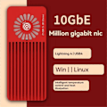 Miniatyrbillede 2 af 5: For Thunderbolt 10G Ethernet-kort PX USB4 til 10G Ethernet