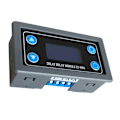 Miniatyrbild 3 av 5: DC 6-30V LED Digital Tidsfördröjningsrelämodul Programmerbar Reläkontrollbrytare Timing Trigger Cykel med Fodral