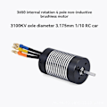 Miniatyrbild 3 av 5: 3650 Intern Rotation 4-polig Borstlös Motor 3650 5900KV