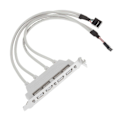 Miniatyrbild 2 av 5: 10 stycken Mini USB Typ B Hane 180 Grader 5 Pin SMD SMT för Lödningsjackkontakt