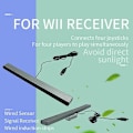 Miniatyrbillede 3 af 5: Game Move Fjernbetjening Bar USB-stik Sensor Strip Kablet Fjernbetjeningssensor Bar til Wii/Wii U