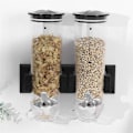 Miniatyrbild 5 av 5: Matburk Dispenser Säker Lufttät Hög Kapacitet Spannmål Cereal Hink Dispenser för Kök Matförvaring Cereal Hink C