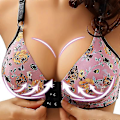 Miniatyrbild 5 av 5: Sömlös Push-up BH Bralette Underkläder BH för Kvinnor
