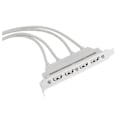 Miniatyrbild 5 av 5: 10 stycken Mini USB Typ B Hane 180 Grader 5 Pin SMD SMT för Lödningsjackkontakt