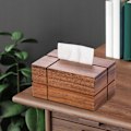 Miniatyrbild 5 av 5: Tissuebox i trä för pappersförvaring