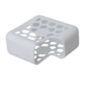 Miniatyrbild 1 av 5: Adapter Skydd Mjukt Splittersäkert Silikon Ihåligt Honungskake Skyddsfodral för Macbook Laddare White A