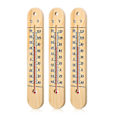 Miniatyrbild 1 av 5: 3 st Väggtermometer Inomhus Stora Utomhustermometrar för Uteplats Dubbla Skalor Termometer för Temperatur Hem Pool